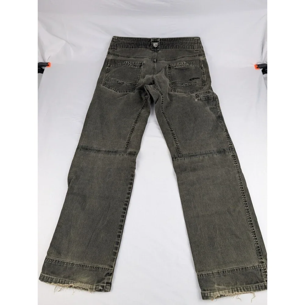 Men's 32x30 Kuhl Kanvus Klassik Jean Chino Gray Hiking Casual Pant Canvas - Picture 7 of 8
